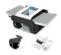 TGHongKy 1-2 Mazzi di Carte Mescolatore di Carte, Card shuffler, Mischia Carte Automatico,Mescolatore di Carte Type-C Charging Mescolatore Carte Adatto per UNO/Poker/Blackjack