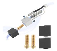 TGHongKy Hotend per Anycbic Kobra S1 Combo Printer Hotend per Kobra S1 Combo Hot End per Kobra S1 Ace PRO 3D Kit Testina di Stampa con 2 Ugello in Ottone,Heatblock,2 Guaina in Silicone
