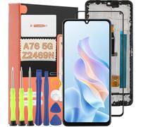 TGHongKy Schermo LCD per ZTE Blade A76 5G Z2469N Digitalizzatore Touch Screen LCD per ZTE Blade A76 5G LCD Display con Kit (Noir con Cornice)