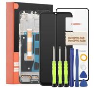 TGHongKy Schermo per Oppo A16 Display Digitalizzatore Touch Screen LCD per Oppo A16s Schermo LCD Display + Kit di Riparazione (Nero con Cornice)