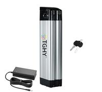 TGHY Batteria al Litio per Bici elettrica da 24 V e 36 V, Batteria agli ioni di Litio da 48 V, 10,4 Ah-17,4 Ah, con Caricabatterie per Kit Motore per Bici Pieghevole da 0 a 700 W,48v 11.6ah