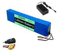 TGHY Batteria per Scooter Elettrico 36V 6,6Ah 7,8Ah 9Ah Batteria Ricaricabile agli ioni di Litio per Bici elettrica con Caricabatterie per Motore per Bicicletta Pieghevole 0-324W,36v 6.6ah,XT60+DC