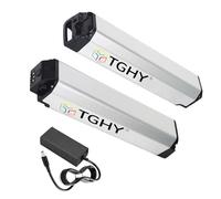 TGHY Pacco Batteria agli ioni di Litio Nascosto 36V 13Ah 15.6Ah 18Ah Batteria Nascosta Interna 48V 13Ah 15Ah 17.5Ah con caricabatteria per Motore per Mountain Bike da 0-850W,48v17.5ah