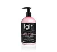 tgin Rose Water Smoothing Leave-In Conditioner per capelli naturali, styles protettivi, ricci, onde, districanti, ideale per poca porosità, capelli fini, 370 ml