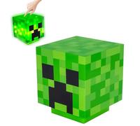 TGKYK Creeper Lampada Notturna, 11 cm Lampada 3D con Suoni Zombie, Ricaricabile Lampada da Gioco, Regali per Gamer Camera da Letto, Verde