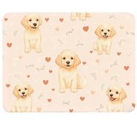 Tgllzzca Tappetino Mouse 340x280x3mm, Amore Tappetino Mouse Gaming Cane Mousepad Piccolo Antiscivolo e lavabile con Superficie Liscia per Precisione Microfibra per Gaming Ufficio Laptop, Model57