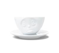 TGO Oh Please Face - Tazza con piattino, con Faccia