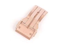 TGPGZHZFNA 1 pz 18/20/22 mm fibbia for orologio in acciaio inossidabile for cinturino a farfalla, fibbia in argento, accessori for bottone in argento, oro, oro rosa Chiusura dell'orologio(Rose Gold 22