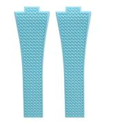 TGPGZHZFNA Cinturino in gomma adatto for orologi for TISSOT PRX Powermatic da 35 mm e 40 mm, 11 mm e 12 mm, fibbia a molla a sgancio rapido, blu navy e nero. Chiusura dell'orologio(Blue,11MM_GOLD BUCK