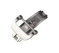 TGPGZHZFNA Fibbia in acciaio inossidabile da 18 mm e 20 mm, adatta for cinturino pieghevole for Richard Mille, fibbia a farfalla. Chiusura dell'orologio(Style2-Silver,20MM)