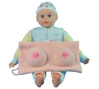 TGPSMDXKV Bambole Reali da 60 cm e Modello di Seno Finto, Modello Seno Femminile 2in1 e Set Modello Cura per l'infanzia, Strumento educativo per L'Allattamento per l'addestramento Infermieristico