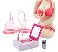 TGPSMDXKV Coppa massaggiante elettrica Wireless per Il Seno, tiralatte Elettrico con Telecomando, Alimentato Tramite USB per la Cura del Seno Femminile