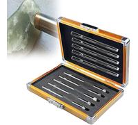 TGPSMDXKV Kit per Prove di durezza Mohs, Kit Portatile per Prove di durezza dei Metalli, Punte per Prove di durezza Mohs 5-9, Tester per Graffi per Gioielli con Gemme e Giada, Prove su Rocce