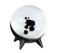 TGPSMDXKV Luce Ritmica Magnetica liquida, Liquido Magnetico Che Cambia con Il Suono, Pickup a Fluido Magnetico, Decorazione per scrivania dell'ufficio Domestico,Nero