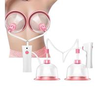 TGPSMDXKV Massaggiatore Elettrico per Il Seno, Coppa massaggiante per l'ingrandimento del Seno Femminile, massaggiatore per Il Seno per l'ingrandimento del Seno