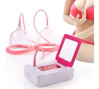 TGPSMDXKV Massaggiatore Elettrico per Il Seno, Macchina per l'ingrandimento del Seno, coppetta per Il Seno a depressione negativa, per Seni Piatti e cadenti,C