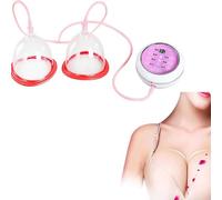 TGPSMDXKV Massaggiatore Elettrico per Il Seno, Macchina per l'ingrandimento del Seno, Macchina per Terapia sottovuoto per Un ingrandimento rapido, Terapia a Doppia Coppa,D