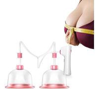 TGPSMDXKV Pompe a Vuoto per Il Seno e Macchina per l'ingrandimento - Massaggiatore Elettrico per Una Crescita Rapida, potenziatore del Seno con Ricarica USB