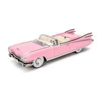 TGRCM-CZ 1/24 Cadillac Eldorado Biarritz Serie Modellino auto, lega di zinco Ritirare veicoli modello auto con suono e luce per collezionisti e bambini 3 anni di compleanno (rosa)