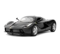 TGRCM-CZ 1:32 Ferrari Car Model Pull Back Car Toy Car Red con suono e luce per i bambini, corpo in lega di zinco nero