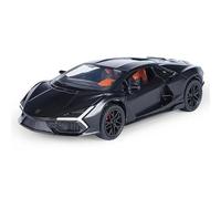 TGRCM-CZ 1/32 Lamborghini Aventador LP700-4 Model Car, in lega di zinco, con suono e luce, per collezionisti e bambini dai 3 anni in su, regalo di compleanno (nero)