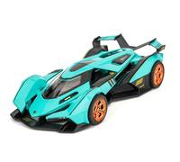 TGRCM-CZ 1/32 Lamborghini V12 Vision GT modellino auto, in lega di zinco, auto giocattolo con suono e luce, per bambini, ragazzi, ragazze, regalo (blu)