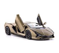 TGRCM-CZ 1/36 Lamborghini Sián FKP37 Casting Auto Modello, Lega di zinco Bambini Giocattoli Auto, Pull Back Veicolo Verde