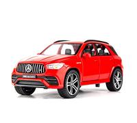 TGRCM-CZ Benz AMG GLE 63S SUV in scala 1:32, modellino di auto in lega pressofusa, con luci e suoni, per bambini, ragazzi e ragazze, regalo (rosso)