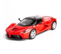 TGRCM-CZ Compatibile per 1:32 Ferrari Car Model Pull Back Car Toy Car Red con suono e luce per bambini, corpo in lega di zinco rosso