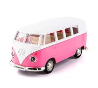 TGRCM-CZ Modello di auto in lega di zinco per bambini, camion giocattolo per bambini, camion giocattolo per bambini, ragazzi e ragazze, in scala 1/36, colore rosa