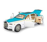 TGRCM-CZ Rolls-Royce - Modellino di auto in lega di zinco, in lega di zinco, modellino auto giocattolo pressofuso con suono e luce, per bambini, ragazzo e ragazza, regalo (blu)