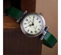 TGRTY Orologi da donna alla moda moda in pelle donne della vigilanza orologio femminile veste le vigilanze Orologio da polso da donna (Color : Green)