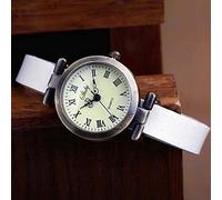 TGRTY Orologi da donna alla moda moda in pelle donne della vigilanza orologio femminile veste le vigilanze Orologio da polso da donna (Color : White)