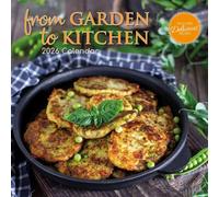 TGSC - Calendario 2026, 16 mesi, quadrato, da giardino alla cucina, calendario da parete 2026, con grande griglia per l'organizzazione della casa o dell'ufficio, calendario alimentare 2026/2025