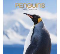 TGSC - Calendario 2026 2026 con pinguini, 16 mesi (settembre 2025-dicembre 2026), da parete quadrata per famiglia, 2026, con grande griglia per organizzazione della casa o dell'ufficio, animali 2026