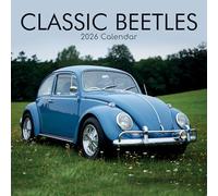 TGSC Calendario 2026 Classic Beetles da 16 mesi (settembre 2025-dicembre 2026), calendario da parete quadrato per la famiglia del 2026, con grande griglia per l'organizzazione della casa o