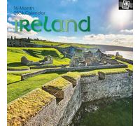 TGSC Calendario 2026 Irlanda da 16 mesi (settembre 2025-dicembre 2026), calendario da parete quadrato per la famiglia del Regno Unito, con grande griglia per l'organizzazione della casa o dell'ufficio
