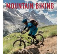 TGSC Calendario 2026 per mountain bike, 16 mesi, quadrato, da parete, 2026, con grande griglia per l'organizzazione della casa o dell'ufficio, stile di vita 2026/2025 UK