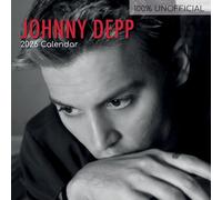 TGSC | Johnny Depp Calendario 2026 16 mesi Family Square Wall 2026 UK | Planner con grande griglia per organizzazione della casa o dell'ufficio, icone delle celebrità 2026/2025 UK