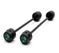 TGUQANM Slider Telaio per S1000RR 2021 2022 2023 per M1000RR 2022 2023 Moto Assale Posteriore Anteriore Forcella Crash Sliders Moto Ruota Mozzo Protezione Pastiglie Blocco(Green)