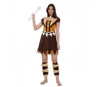 TGUVGRHH Costume rosso da indiano americano, per adulti, con cintura e coprigambe, costume a tema indiano americano, per Halloween e feste di carnevale (da donna, taglia unica)