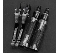 TGVSELPJ Parte per moto Estremità Delle Manopole Del Manubrio Da 7/8" 22MM Per BENELLI TRK502X TRK 502 X 2018 2019 2020 2021 2022 2023 2024 Leve Freno E Frizione Per Moto(Grey)