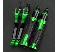 TGVSELPJ Parte per moto Manopole Manubrio Regolabili Per KAWASAKI Per VERSYS650cc 2009 2010 2011 2012 2013 2014 Leve Freno Frizione Moto(Vert)