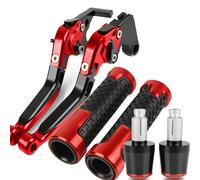 TGVSELPJ Parte per moto Per Ducati MULTISTRADA 1200 1200S 1200GT 2010 2011 2012 2013 2014 2015 2016 Leve Freno Frizione Moto Manopole Manubrio Estremità(Red)