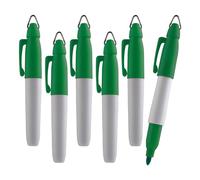 TH Golf Mini pennarelli indelebili | colori assortiti | punta fine | 6 pezzi (verde)
