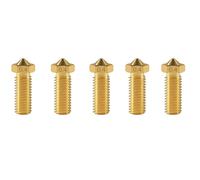 TH1000XUE 5PCS Originale for flsun SR Ugello Estrusore Super Racer Hotend 3D Parte della Stampante 0.4mm Ottone/Inossidabile/Acciaio Temprato 1.75mm(Brass)