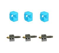 TH1000XUE X3 for flsun QQS Stampante 3D QQ-S PRO Hotend Kit Parti 4in1 Estrusore 0.4mm Ugello in Ottone Blocco di Calore Gola in Metallo Accessorio for Rottura del Calore