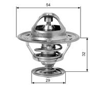 TH10981G1 Termostato, refrigerante Gates
