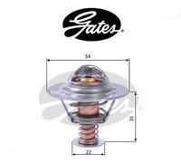 GATES Termostato, Refrigerante per ISUZU OPEL VAUXHALL TH22689G1