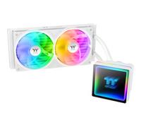 Thermaltake TH240-S V3 ARGB | Raffreddamento ad acqua all-in-one | Display LCD a segmento da 3,95" | Testa della pompa rotante | ventola a telaio singolo | Snow
